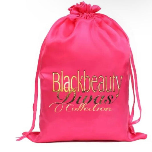 Hot Pink Silk Hair/Product Storage Bag